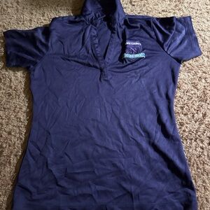 Navy Blue Short Sleeve Polo Shirt